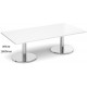 Reception Coffee Table – Chrome Base